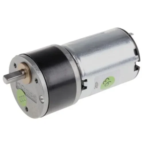 Crouzet Brushed Geared DC Geared Motor, 3 W, 24 V dc, 50 Ncm, 440 rpm, 5mm Shaft Diameter - 82862004 product image