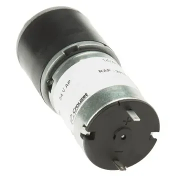 Crouzet Brushed Geared DC Geared Motor, 3 W, 24 V dc, 50 Ncm, 1.5 rpm, 5mm Shaft Diameter - 82862206 product image