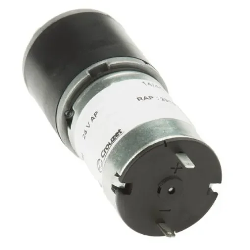 Crouzet Brushed Geared DC Geared Motor, 3 W, 24 V dc, 50 Ncm, 1.5 rpm, 5mm Shaft Diameter - 82862206 product image