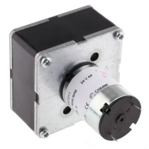 Crouzet Brushed Geared DC Geared Motor, 3 W, 24 V dc, 5 Nm, 34 rpm, 8mm Shaft Diameter - 82867011 product image