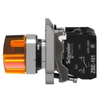 Schneider Electric Selector Switch - (SPDT) 22.5mm Cutout Diameter, Illuminated 2 Positions - XB4BK125G5 product image