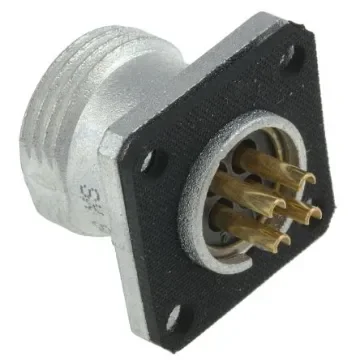 Amphenol Socapex Circular Connector, 4 Contacts, Panel Mount, Plug, Male, SL61 Series - SL EM 14 V product image