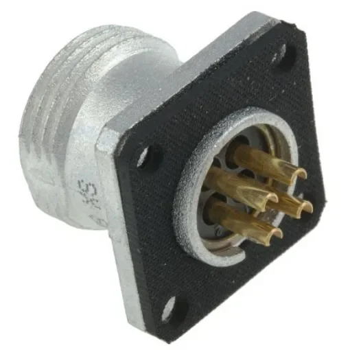 Amphenol Socapex Circular Connector, 4 Contacts, Panel Mount, Plug, Male, SL61 Series - SL EM 14 V product image