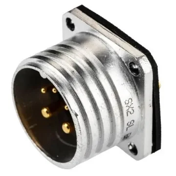 Amphenol Socapex Circular Connector, 5 Contacts, Panel Mount, Socket, Male, SL61 Series - SL EM 25 D product image