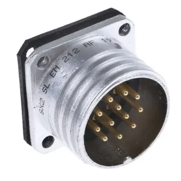 Amphenol Socapex Circular Connector, 12 Contacts, Panel Mount, Plug, Male, SL61 Series - SL EM 212 AF product image