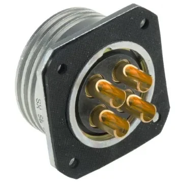 Amphenol Socapex Circular Connector, 4 Contacts, Panel Mount, Plug, Male, SL61 Series - SL EM 34 H product image