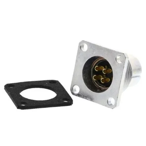 Amphenol Socapex Circular Connector, 4 Contacts, Panel Mount, Socket, Female, SL61 Series - SL EF 14 V product image