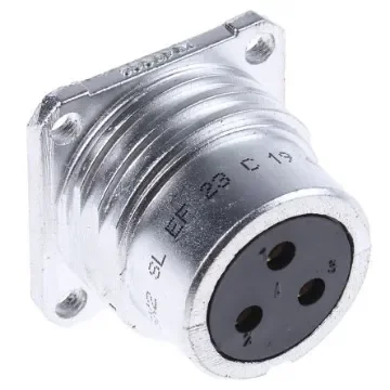 Amphenol Socapex Circular Connector, 3 Contacts, Panel Mount, Socket, Female, SL61 Series - SL EF 23 C product image