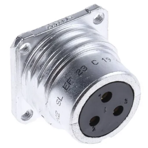 Amphenol Socapex Circular Connector, 3 Contacts, Panel Mount, Socket, Female, SL61 Series - SL EF 23 C product image