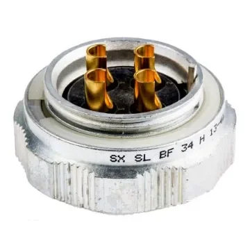 Amphenol Socapex Circular Connector, 4 Contacts, Cable Mount, Socket, Female, SL61 Series - SL BF 34 H product image