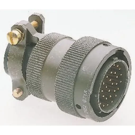 Amphenol Socapex, 451 3 Way Cable Mount MIL Spec Circular Connector Plug, Pin Contacts,Shell Size 8, Bayonet Coupling - 45106EC83AP50 product image