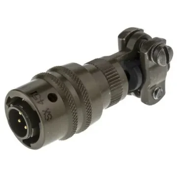 Amphenol Socapex, 451 4 Way Cable Mount MIL Spec Circular Connector Plug, Pin Contacts,Shell Size 8, Bayonet Coupling - 45106EC84P50 product image