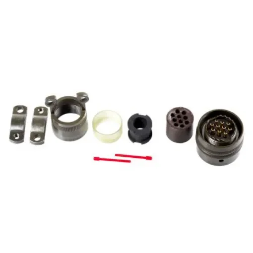 Amphenol Socapex, 451 10 Way Cable Mount MIL Spec Circular Connector Plug, Pin Contacts,Shell Size 12, Bayonet Coupling - 45106EC1210P50 product image