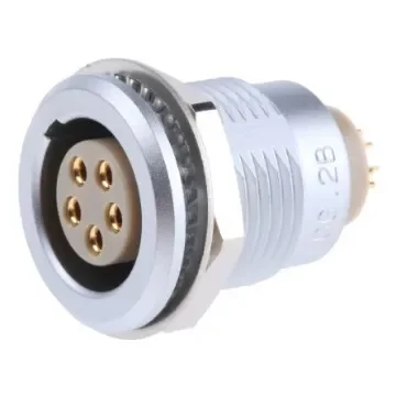 LEMO Circular Connector, 5 Contacts, Panel Mount, Socket, Female, IP50, 2B Series - EGG.2B.305.CLL product image