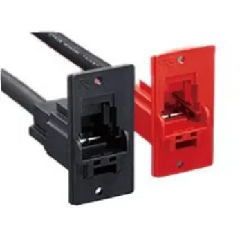 Hirose, EF1 inline connector Cable Mount Socket, 1P, Crimp Termination, 160A, 1 kV ac/dc - EF1-38RA-1SCB(31) product image