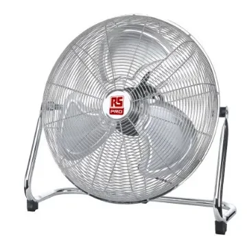 RS PRO Floor Fan 70,80,100m³/min 450mm blade diameter 3 speed 230 V with plug: Type C - European Plug - 1792263 product image