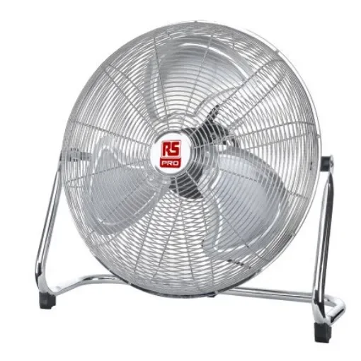 RS PRO Floor Fan 70,80,100m³/min 450mm blade diameter 3 speed 230 V with plug: Type C - European Plug - 1792263 product image