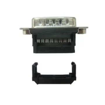 Amphenol Communications Solutions DTZK 9 Way Cable Mount D-sub Connector Socket - L17DTZK09+L77DE09SST product image