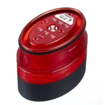 Idec LD9Z Series Red Multiple Effect Beacon, 24 V ac/dc, Wall Mount, LED Bulb, IP54, IP65 - LD9Z-6ALB-R product image