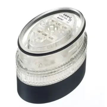 Idec LD9Z Series Yellow Multiple Effect Beacon, 24 V ac/dc, Wall Mount, LED Bulb, IP54, IP65 - LD9Z-6ALB-YC product image