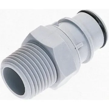 Colder Products Hose Connector, Straight Threaded Coupling, NPT 3/8in, 4.2 bar - HFCD24612 product image