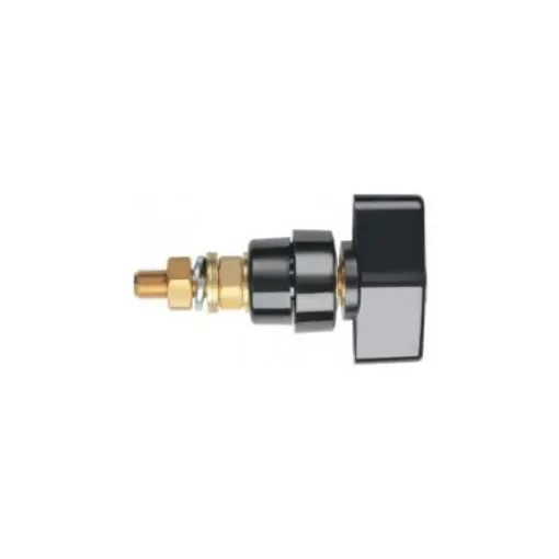 Schutzinger 4mm Black Terminal Post, 1kV, 100A, M8 x 0.75 Thread - POL 102 L / SW product image
