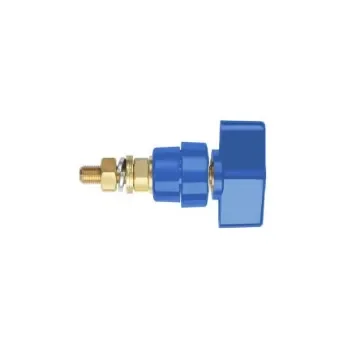 Schutzinger 4mm Blue Terminal Post, 1kV, 100A, M8 x 0.75 Thread - POL 102 L / BL product image