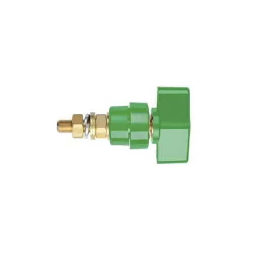 Schutzinger 4mm Green Terminal Post, 1kV, 100A, M8 x 0.75 Thread - POL 102 L / GN product image
