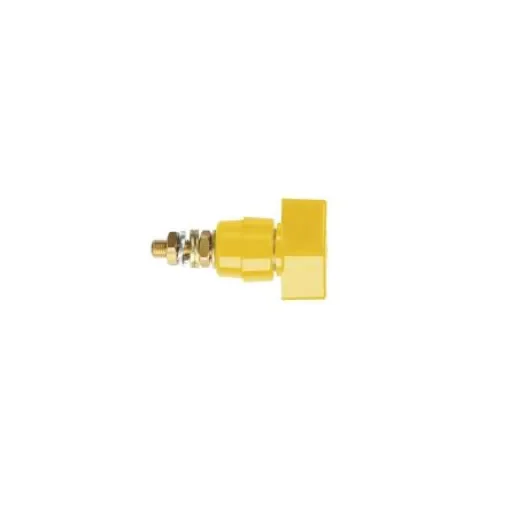 Schutzinger 4mm Yellow Terminal Post, 1kV, 63A, M6 x 0.75 Thread - POL 631 L / GE product image
