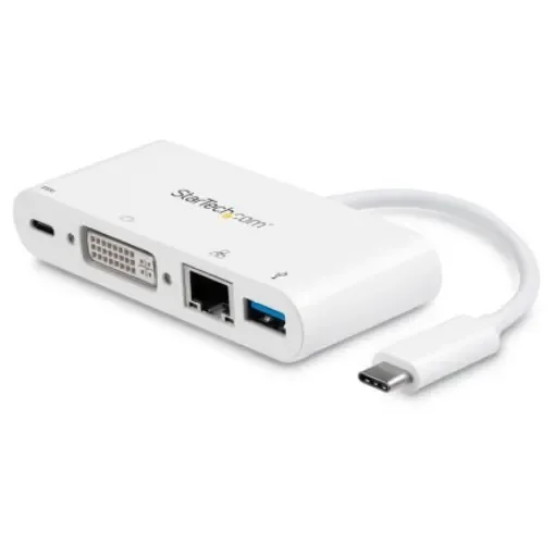 StarTech.com USB-C Docking Station with DVI - 1 x USB ports, USB C - DKT30CDVPD product image