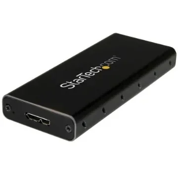 StarTech.com M.2 SATA Hard Drive Enclosure, USB 3.1 - SM21BMU31C3 product image