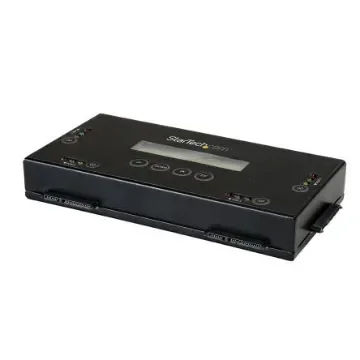 StarTech.com USB Type B, DB-9 Hard Drive Docking Station for 4 Drives SATA Hard Drive 2.5 x 3.5in - SATERASER4 product image