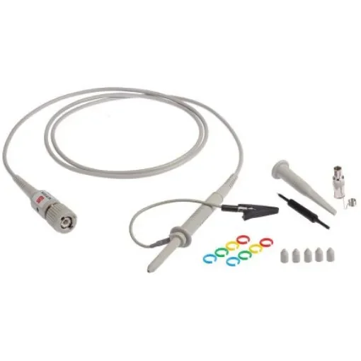 RS PRO Oscilloscope Probe, Voltage Type, 100MHz, 10:1, BNC Connector - 1799560 product image