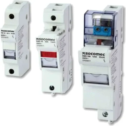 Socomec Fuse Switch Disconnector, 3 Pole, 50A Max Current, 50A Fuse Current - 57025014 product image