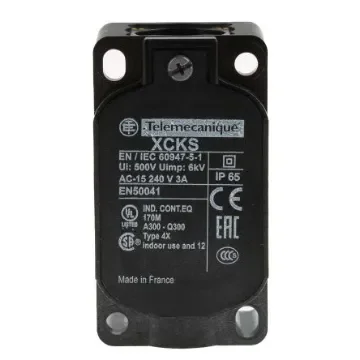 Telemecanique Sensors OsiSense XC Series Limit Switch, NO/NC, IP65, 2P, Plastic Housing, 240V ac Max, 3A Max - ZCKS1H29 product image