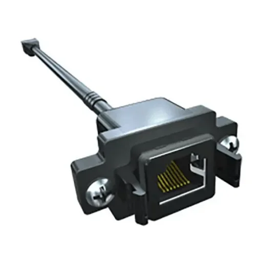 Samtec RPCE Series Female RJ45 Connector, Panel Mount, Cat3, Cat5, Cat5e 1 Port 1 -Way - RPCE-01-E-00.25-D-C5E product image