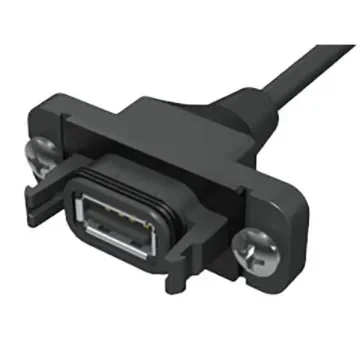 Samtec Straight, Panel Mount, Female to Male Type A IP68 USB Connector - RPCU-G-00.25-AMS-AM product image