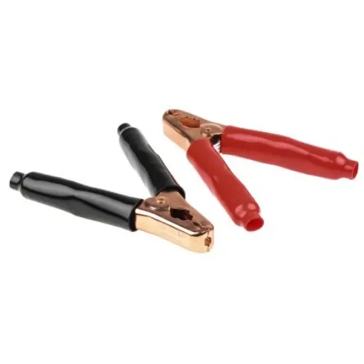 Mueller Electric Crocodile Clip, Copper-Plated Steel Contact, 200A, Black, Red - 010031 product image