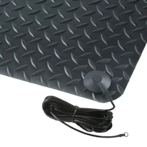 Notrax 826 Diamond Stat PVC Anti-Fatigue Mat, 300cm x 91cm x 14mm - 826S0312BL product image
