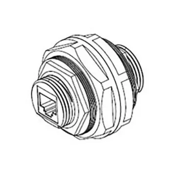 Molex RJ-Lnxx Series Female RJ45 Connector, Panel Mount Straight 1 Port - 1300580059 product image