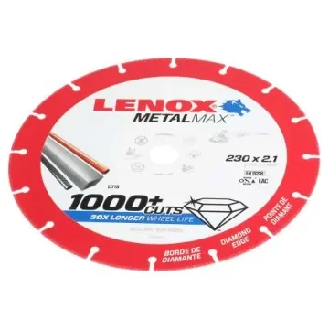 Lenox Aluminium Oxide Cutting Disc, 230mm x 2.1mm Thick, Medium Grade, P60 Grit - 2030870 product image