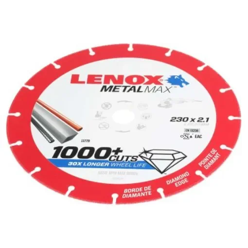 Lenox Aluminium Oxide Cutting Disc, 230mm x 2.1mm Thick, Medium Grade, P60 Grit - 2030870 product image