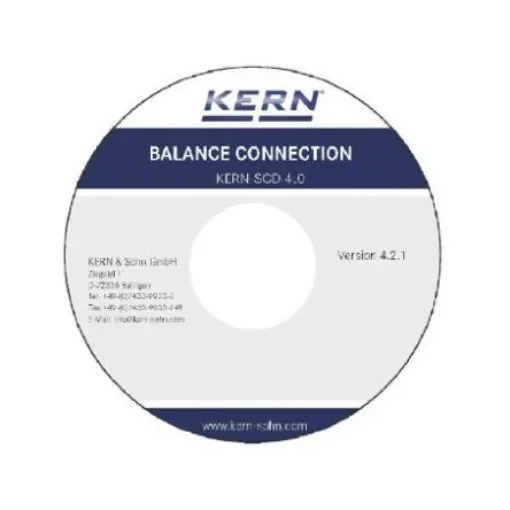 Kern SCD-4.0 Balance Connection Software, For Use With: Windows 10, Windows 7, Windows 8, Windows 8.1, Windows Vista, product image