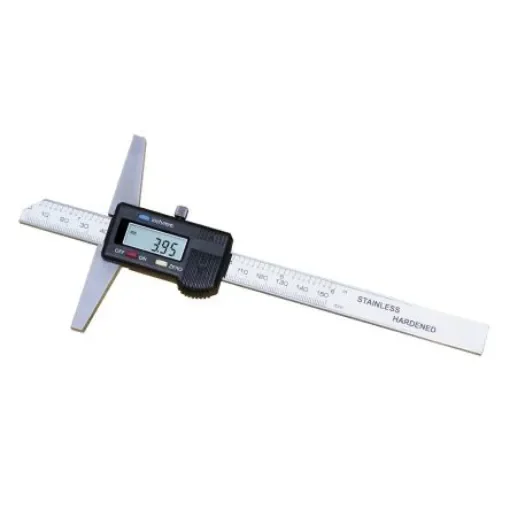 RS PRO 200mm  Imperial & Metric Depth Gauge, Stainless Steel - 1809461 product image