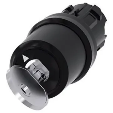 Siemens SIRIUS ACT 3SU10 2-position Key Switch Head, Latching, 22mm Cutout - 3SU1000-5JF01-0AA0 product image