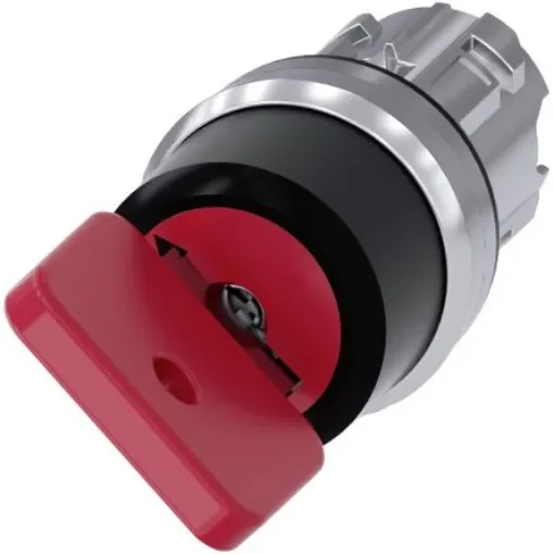 Siemens SIRIUS ACT 3SU10 2-position Key Switch Head, Momentary, 22mm Cutout - 3SU1050-4FC01-0AA0 product image