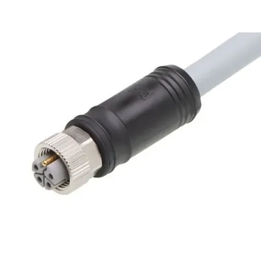 Brad from Molex Cordset, 5 Contacts, Cable Mount, M12 Connector, Socket, Female, IP67, 120500 Series - 1205000303 product image