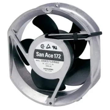 Sanyo Denki 109E Series Axial Fan, 24 V dc, DC Operation, 509.7m³/h, 31.2W, 1.3A Max, 172 x 150 x 51mm - 109E5724K501 product image