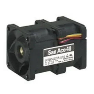 Sanyo Denki 9CRB Series Axial Fan, 12 V dc, DC Operation, 54m³/h, 16.8W, 1.4A Max, 40 x 40 x 56mm - 9CRB0412P5S201 product image
