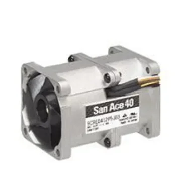Sanyo Denki 9CR Series Axial Fan, 12 V dc, DC Operation, 54m³/h, 16.8W, 1.4A Max, 40 x 40 x 56mm - 9CRE0412P5J03 product image